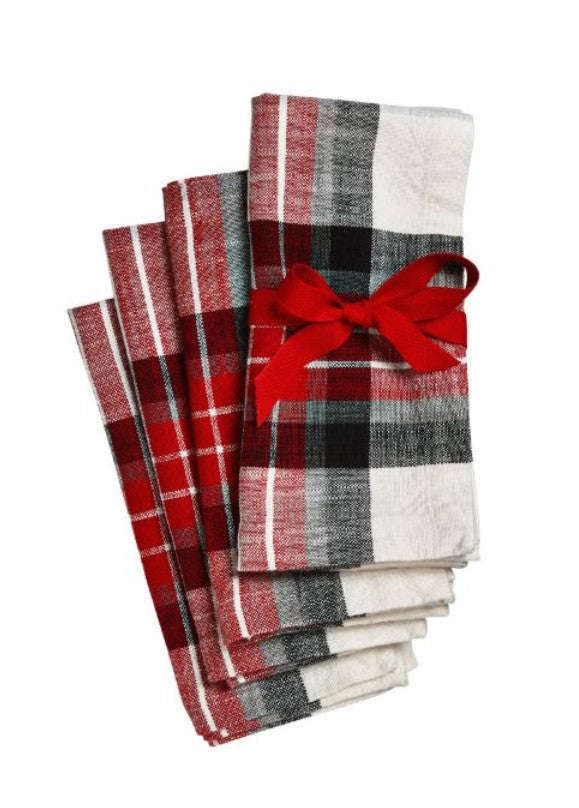 Lodge Plaid Napkins - Set of 4