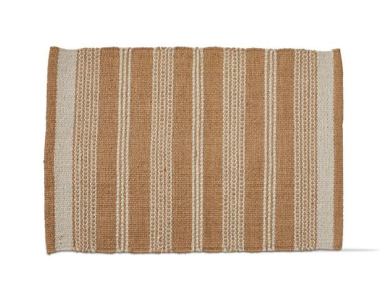 Avery Striped Rug - 3' x 2' - Natural