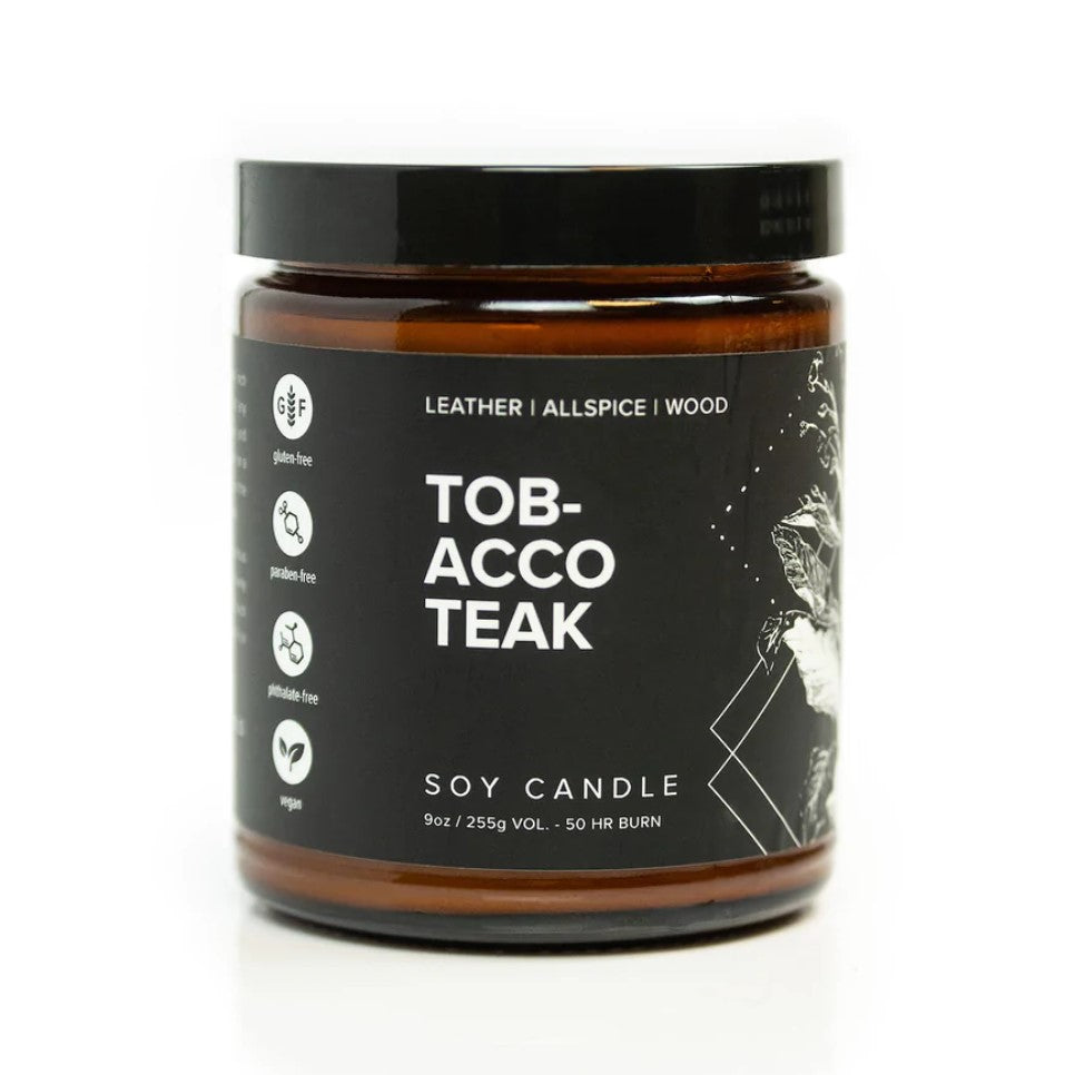 Load image into Gallery viewer, Tobacco Teak Candle - 9 oz.
