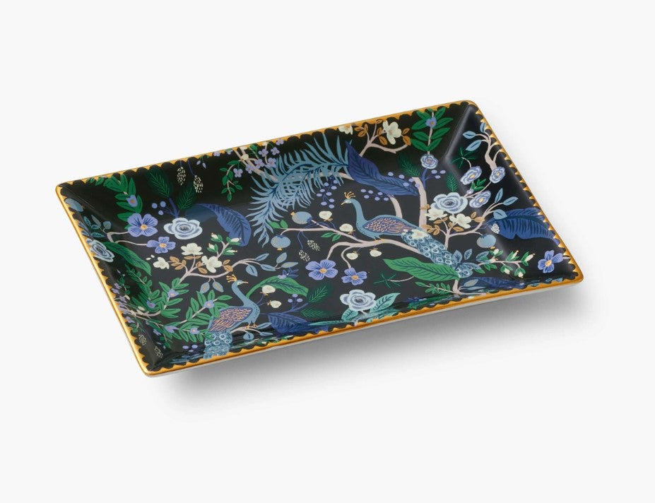 Peacock Catchall Tray