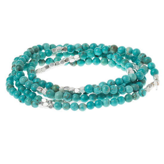 Turquoise & Silver Scout Wrap