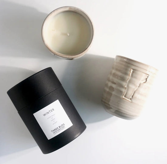 Load image into Gallery viewer, First Tracks Vermont Ceramic Soy Candle

