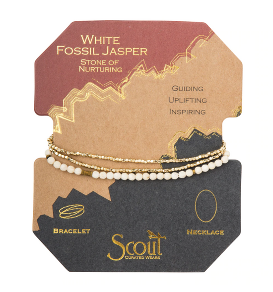 Scout Delicate Wrap - White Fossil