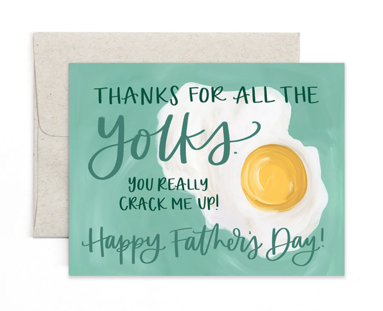 Father's Day Yolks Card